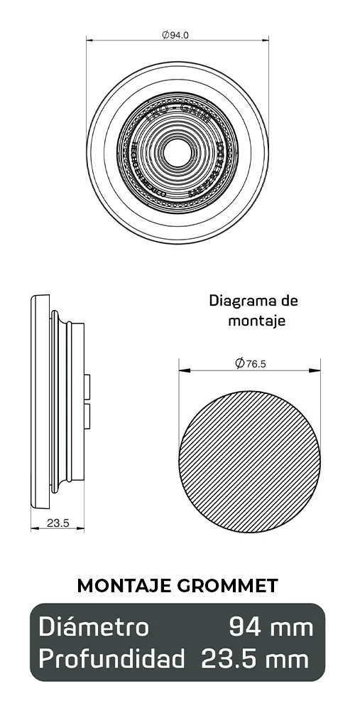 Trogrim faros diagrama SERIES PL-242-SM