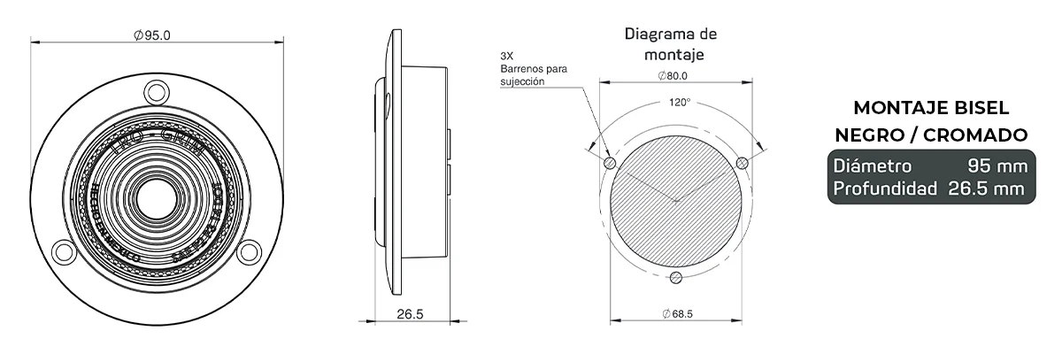 Trogrim faros diagrama SERIES PL-222