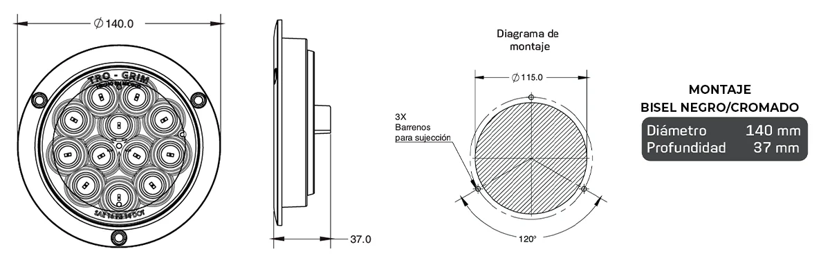 Trogrim faros DIAGRAMA SERIES PL-243