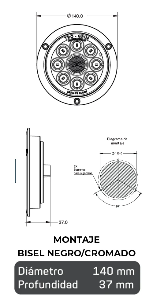 Trogrim faros DIAGRAMA SERIES PL-243