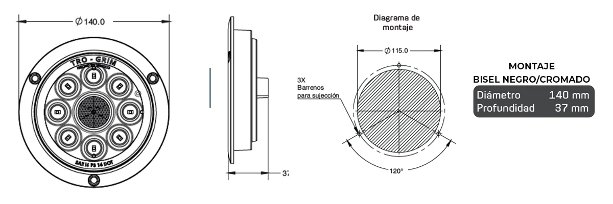 Trogrim faros DIAGRAMA SERIES PL-243