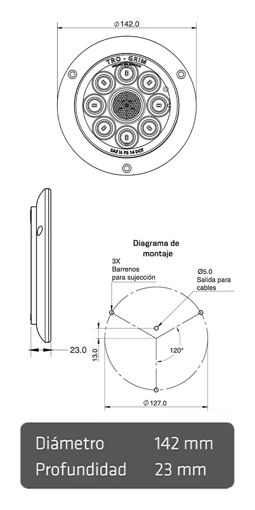 Trogrim faros DIAGRAMA SERIES PL-263