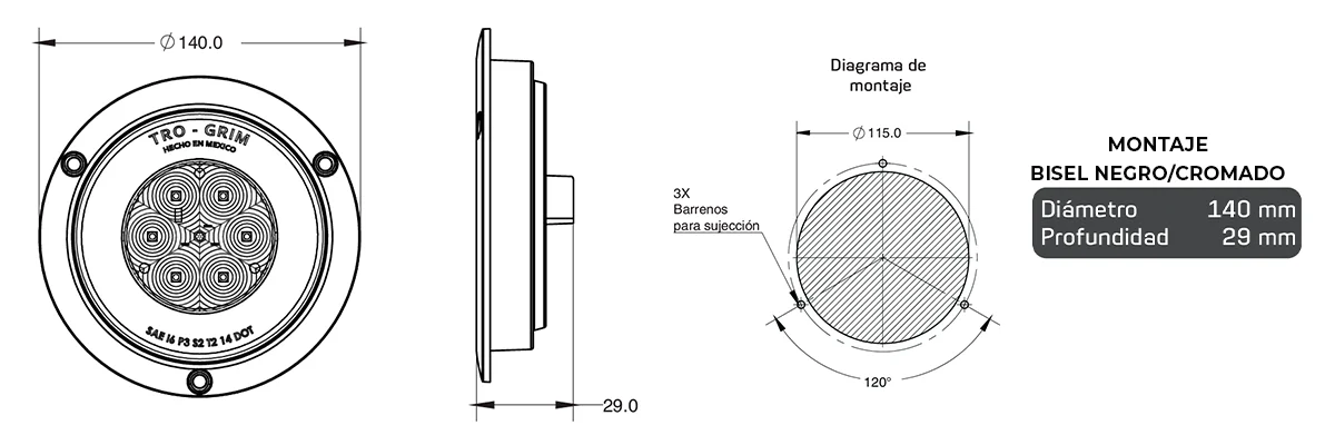 Trogrim faros DIAGRAMA SERIES PL-343