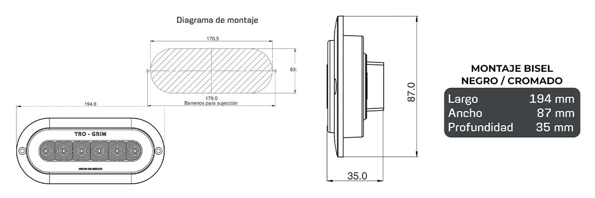 Trogrim faros DIAGRAMA SERIES PL-339cr-mf-r