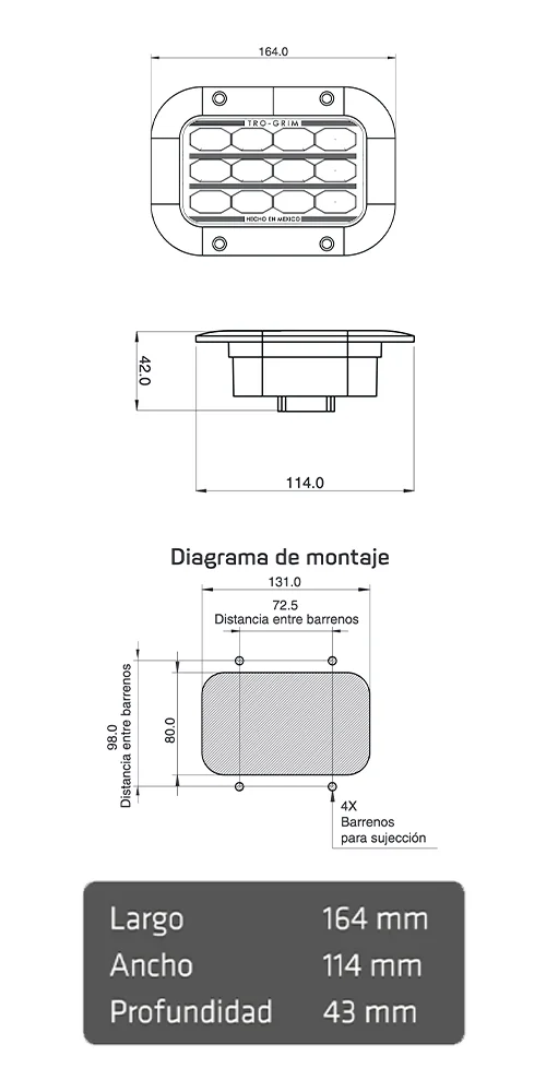 Trogrim faros Traseros SERIES PL-244