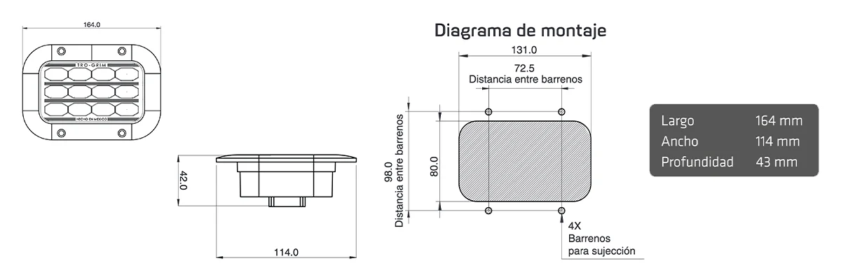 Trogrim faros Traseros SERIES PL-244