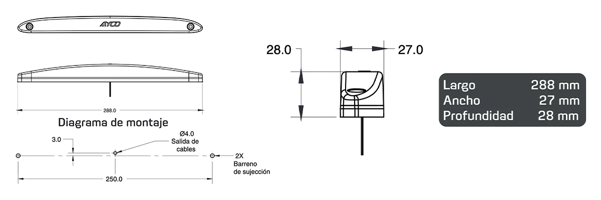 Trogrim faros Diagrama SERIES PL-245bb-ay