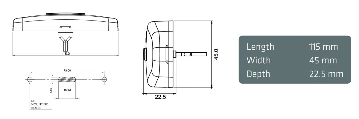 faros laterales diagrama series PL-183