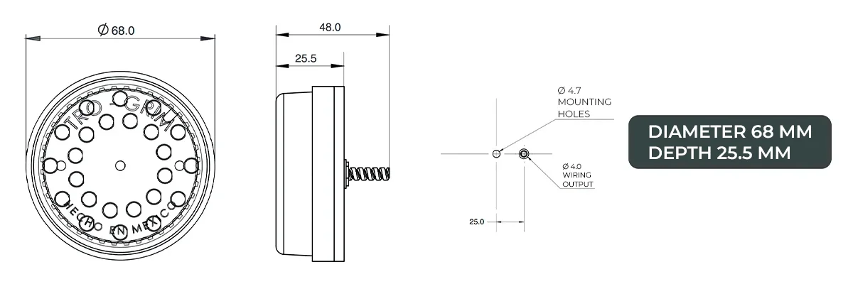 Trogrim faros montaje SERIES PL-156CR-E