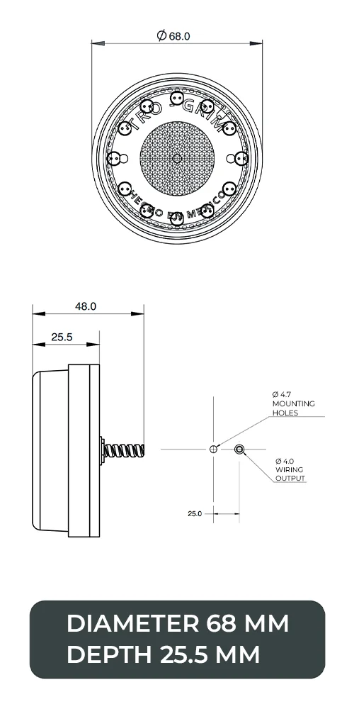 Trogrim faros montaje SERIES PL-156BN-N-AY