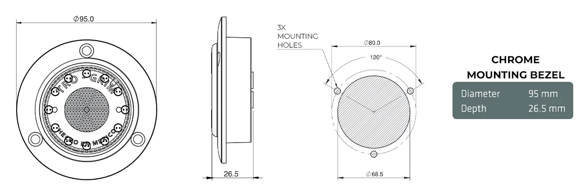 Trogrim faros montaje SERIES PL-242CR-12