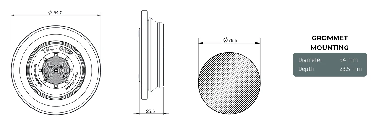 Trogrim faros montaje series PL-342