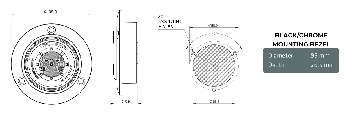 Trogrim faros montaje series PL-342