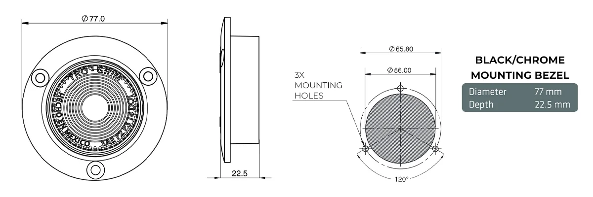 Trogrim faros diagrama series PL-221