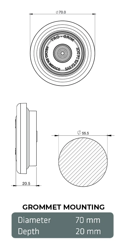 Trogrim faros diagrama series PL-341