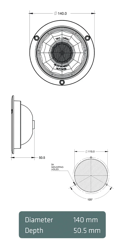 Trogrim faros DIAGRAMA SERIES PL-243CR-14