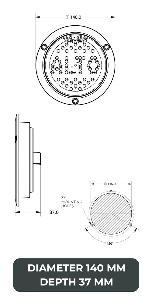 Trogrim faros DIAGRAMA SERIES PL-243CR-21