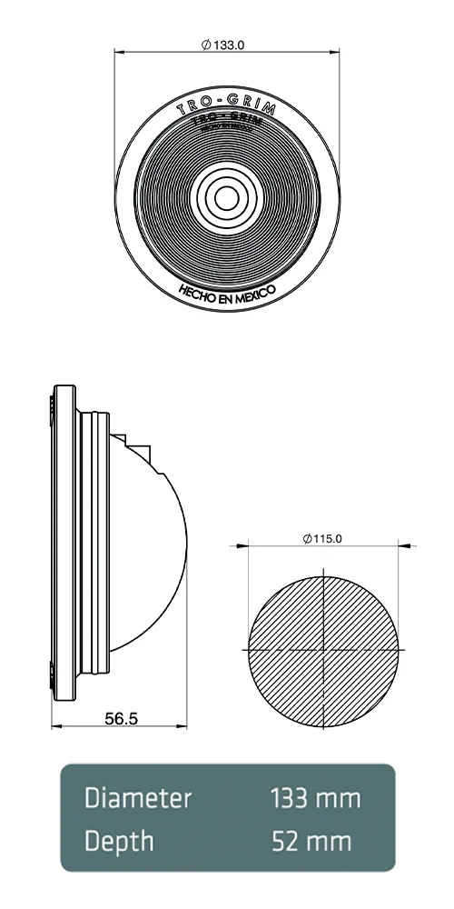 TroGrim Línea de focos P-243hu